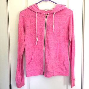 Light pink jacket with white